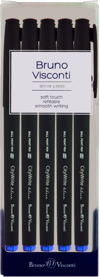 Набор ручек «Citywrite. Black»
