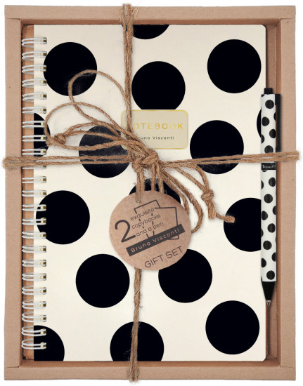 Набор подарочный «Black polka dots»