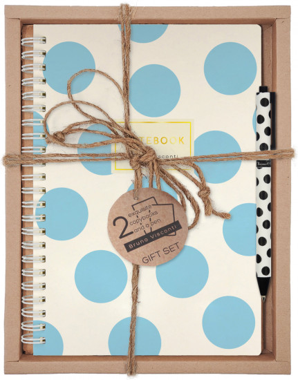 Набор подарочный «Light blue polka dots»
