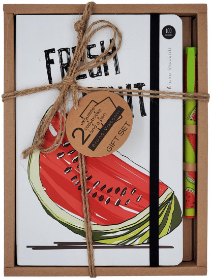 Набор подарочный «Megapolis journal. Fresh and fruity»