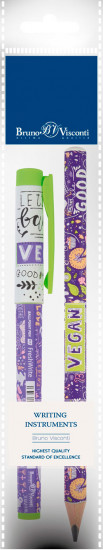 Набор «Freshwrite. HappyGraphix Jumbo. Vegan. Черничный смузи»