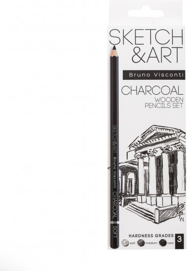 Набор карандашей угольных «SketchandArt»