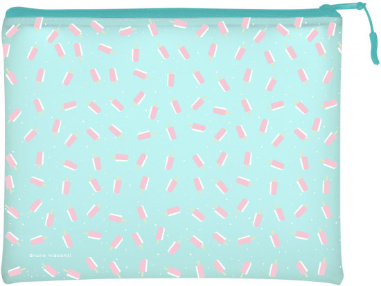Папка на молнии «Ice cream mint»