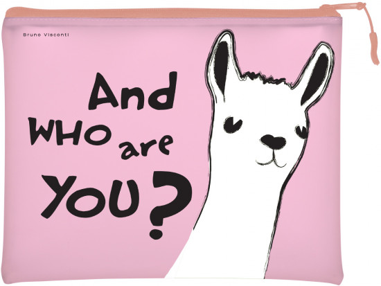 Папка на молнии «Lama calling»