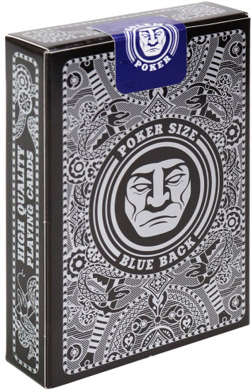 Игральные карты «Poker size. Blue back»