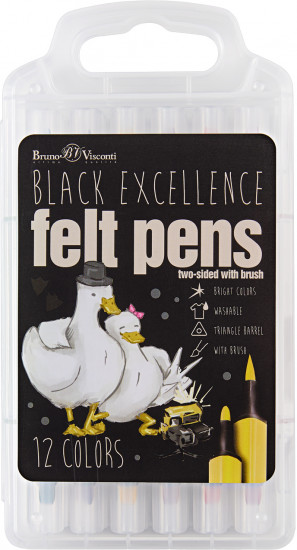 Набор фломастеров «Black Excellence»