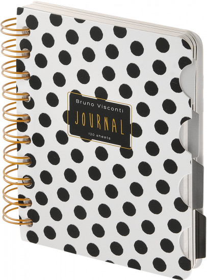 Книжка записная «Art Journal. Black and white. Сердечки»