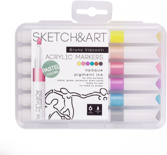 Набор маркеров акриловых «SketchHandArt»