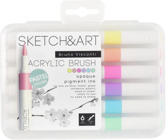 Набор маркеров акриловых «SketchHandArt»