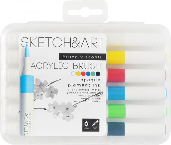 Набор маркеров акриловых «SketchHandArt»