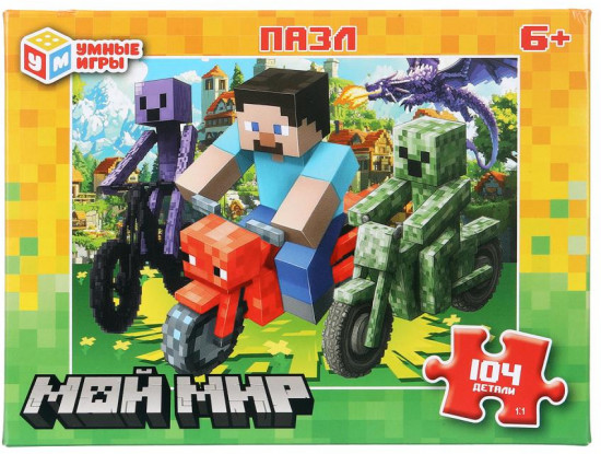 Пазл «По мотивам Minecraft»