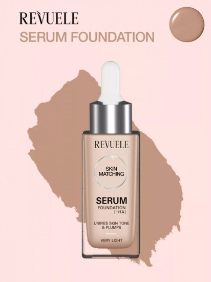 Тональный гиалуроновый крем с дроппером « Serum Foundation + HA», оттенок Very Light