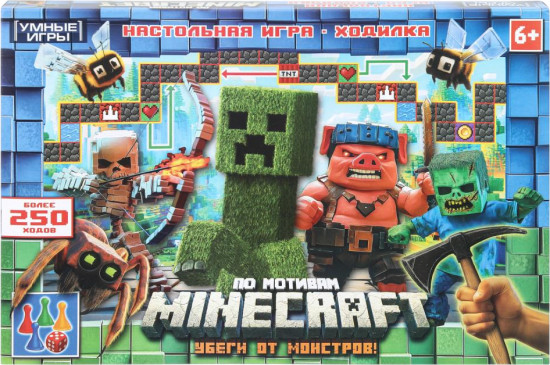 Игра-ходилка настольная «По мотивам Minecraft»