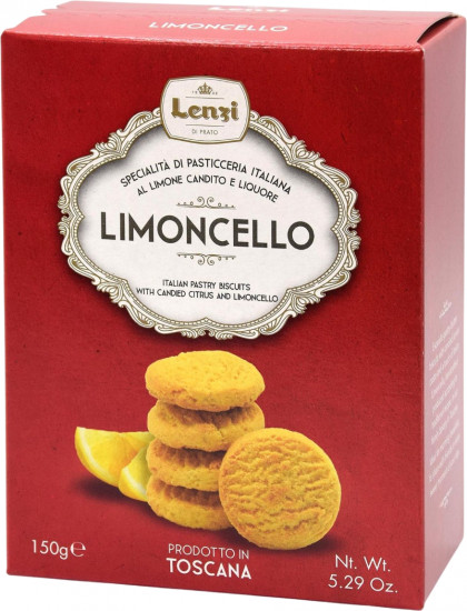 Печенье со вкусом лимончелло и цукатами лимона «Limoncello»