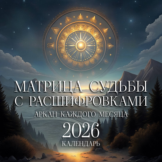 Календарь настенный на 2026 год «Аркан Таро каждого месяца. Матрица судьбы с расшифровками»