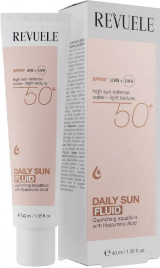 Солнцезащитный флюид для лица «Hyaluronic Daily Sun Fluid» SPF 50+