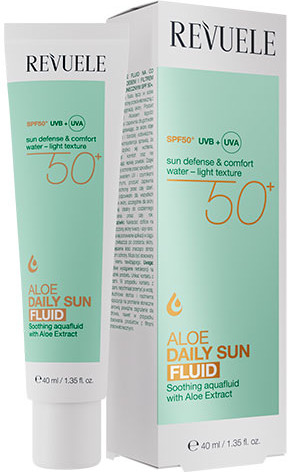Солнцезащитный флюид для лица с алоэ «Aloe Daily Sun Fluid» SPF 50+