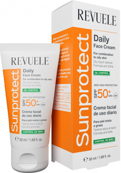 Крем для лица солнцезащитный «Контроль жирности. Daily Face Cream Oil Control» SPF 50+