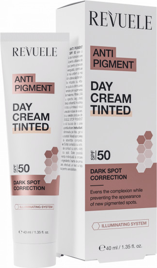 Крем для лица против пигментации дневной тонирующий «Anti Pigment Day Cream Tinted» SPF 50