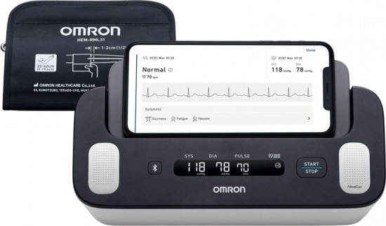 Тонометр автоматический на плечо с функцией ЭКГ OMRON «Complete»