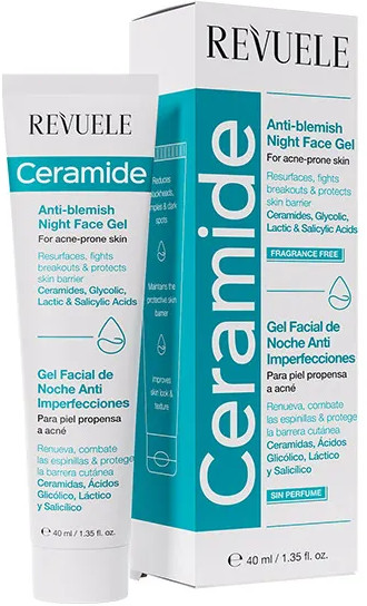 Гель для лица против акне и пигментации ночной «Anti-blemish Night Face Gel»