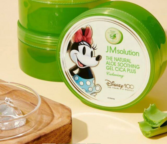 Гель для лица и тела успокаивающий «The Natural Aloe Soothing Gel Cica Plus Mickey»