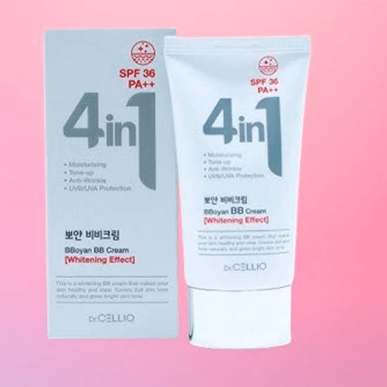Отбеливающий ВВ-крем «Whitening 4 in 1 Bboyan BB Cream»
