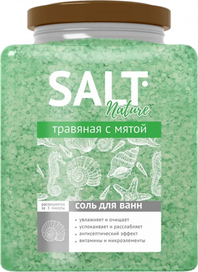 Соль для ванн «Мята»