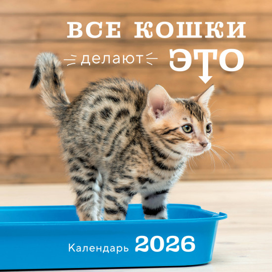 Календарь настенный на 2026 год «Все кошки делают это»