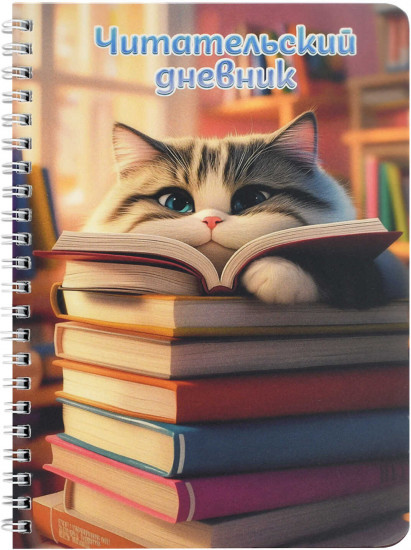 Дневник читательский «Пушистый книголюб»
