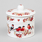 Банка для сыпучих продуктов с крышкой «Лесная сказка. Снегири»