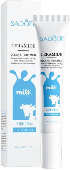 Крем для кожи вокруг глаз с керамидами и органическим молоком «Ceramide Organic Pure Milk Eye Cream»