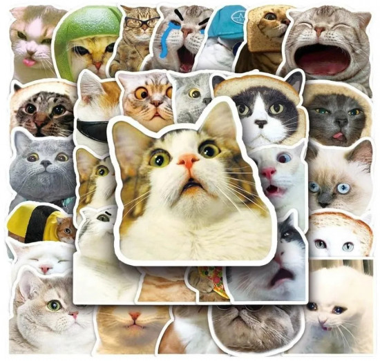 Наклейки «Мемы. Котики»