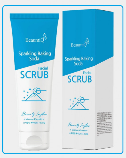 Скраб для лица освежающий «Sparkling Baking Soda Facial Scrub»