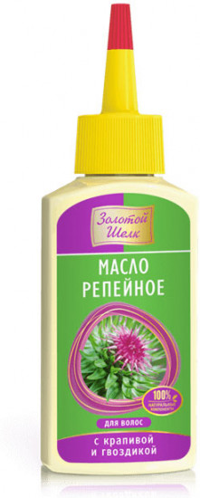 Репейное масло для волос с крапивой и гвоздикой