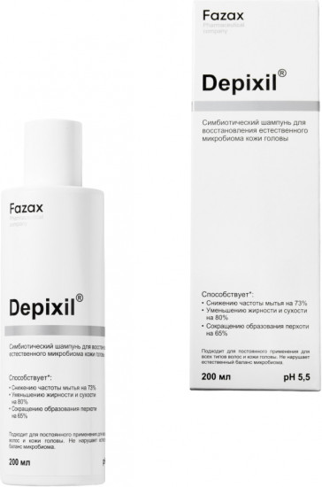 Шампунь для восстановления микробиома кожи головы симбиотический «Depixil»