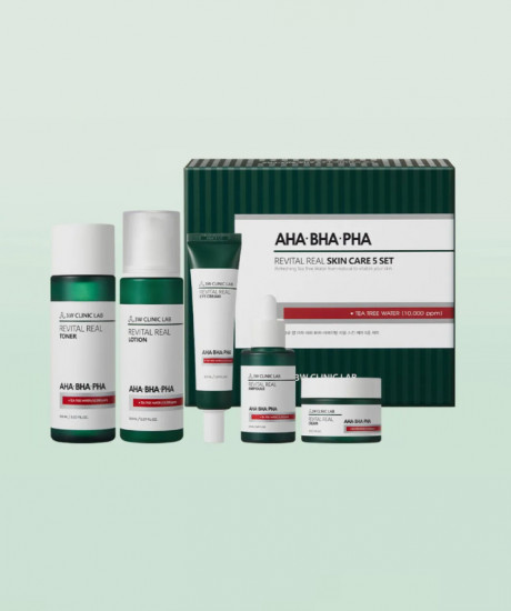 Набор уходовой косметики для лица «AHA-BHA-PHA Revital Real Skin Care 5 Set»
