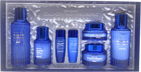 Набор для ухода за кожей с коллагеном и гиалуроновой кислотой «Collagen & Hyaluronic Water-Full Skin Care»
