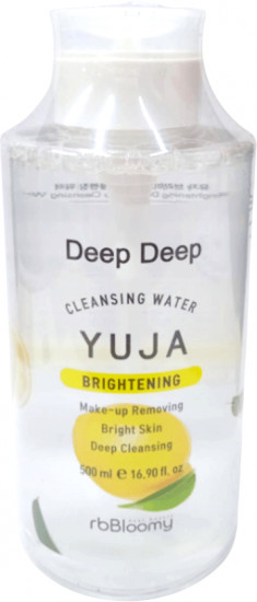 Очищающая мицеллярная вода с экстрактом цитруса юдзу «Yuja Brightening Cleansing Water»