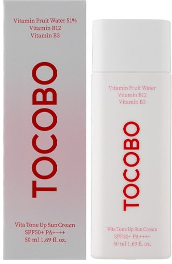 Тонирующий солнцезащитный крем для лица SPF50+ «Vita Tone Up Sun Cream»