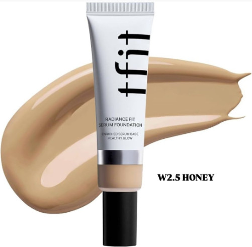 Увлажняющий тональный флюид для лица «Radiance Fit Serum Foundation», оттенок W2.5 Honey