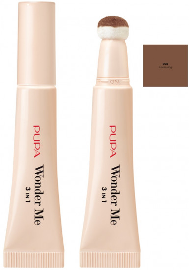 Консилер для лица 3 в 1, оттенок 008 Contour Brown