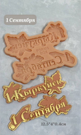 Силиконовый молд «1 Сентября»