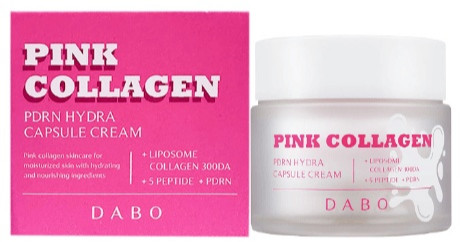 Лифтинг-крем для лица с коллагеном и PDRN «Pink Collagen PDRN Hydra Capsule Cream»