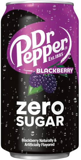 Напиток газированный без сахара со вкусом ежевики «Blackberry Zero»