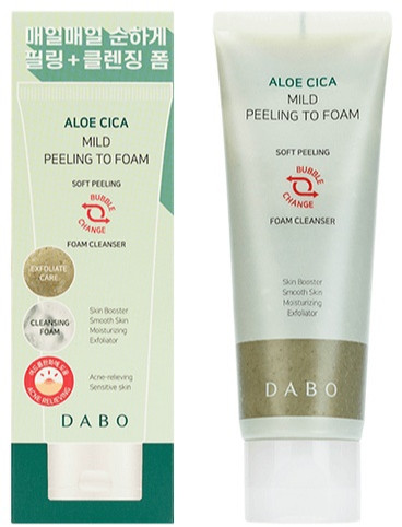 Мягкая пилинг-пенка с алоэ и центеллой «Aloe Cica Mild Peeling To Foam»