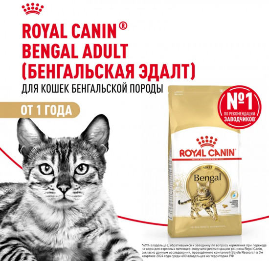 Корм сухой для бенгальских кошек «Bengal Adult»
