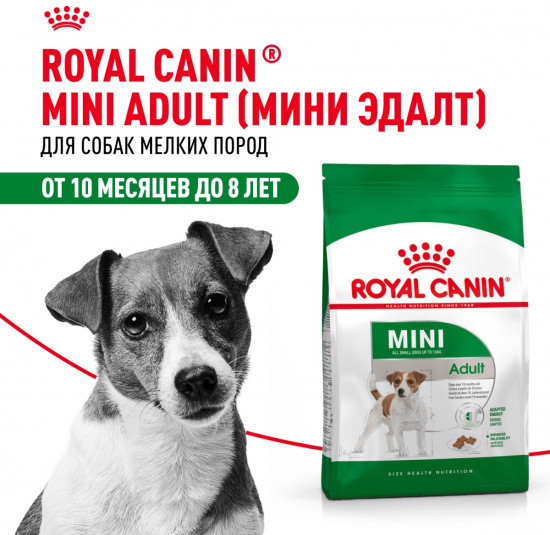 Корм сухой для взрослых собак мелких пород «Mini Adult»