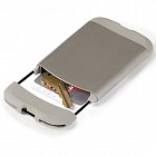 Визитница «Bungee», серая