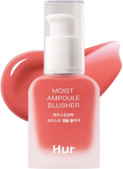 Увлажняющие жидкие румяна для лица «Moist Ampoule Blusher», оттенок 05 Peach Coral